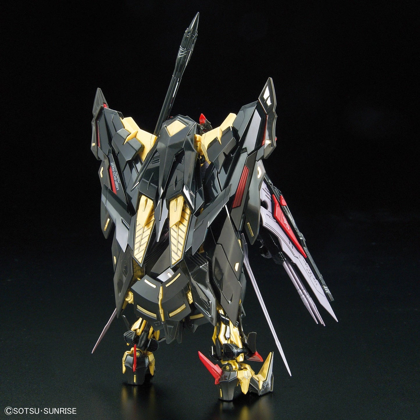 RG Astray Gold Frame Amatsu Mina Gundam model kit back view