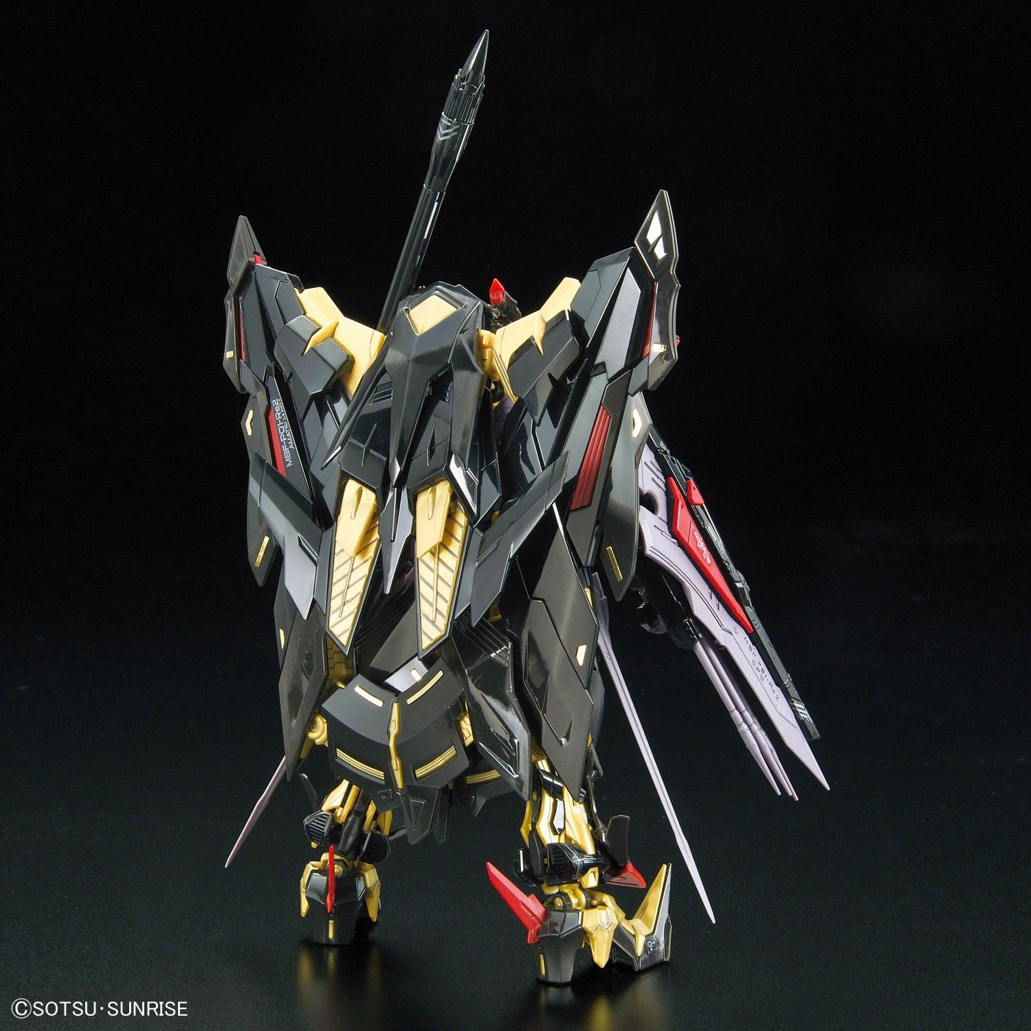 RG Astray Gold Frame Amatsu Mina Gundam model kit back view