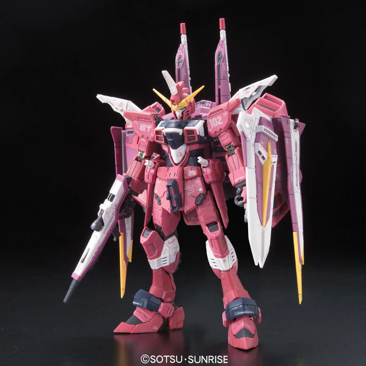 RG Justice Gundam model kit front view