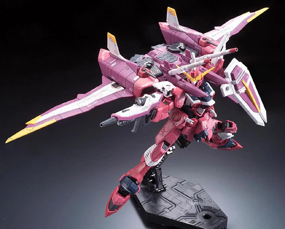 RG Justice Gundam model kit flying pose