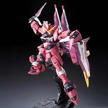 RG Justice Gundam model kit with beam boomarangs