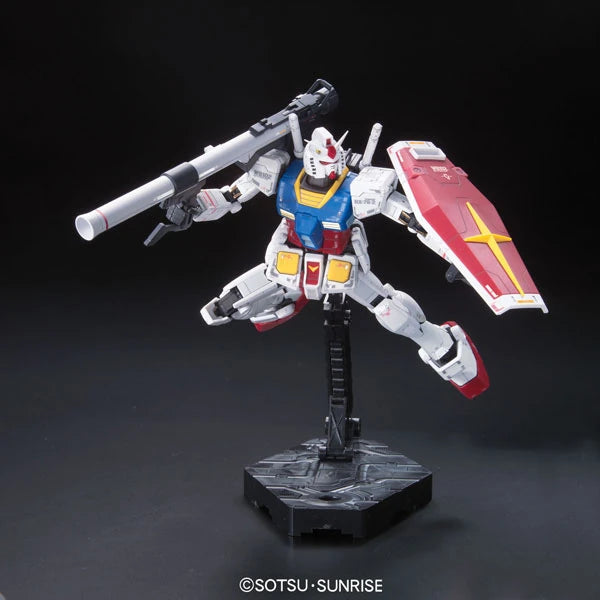 RG RX-78-2 Gundam model kit with bazooka