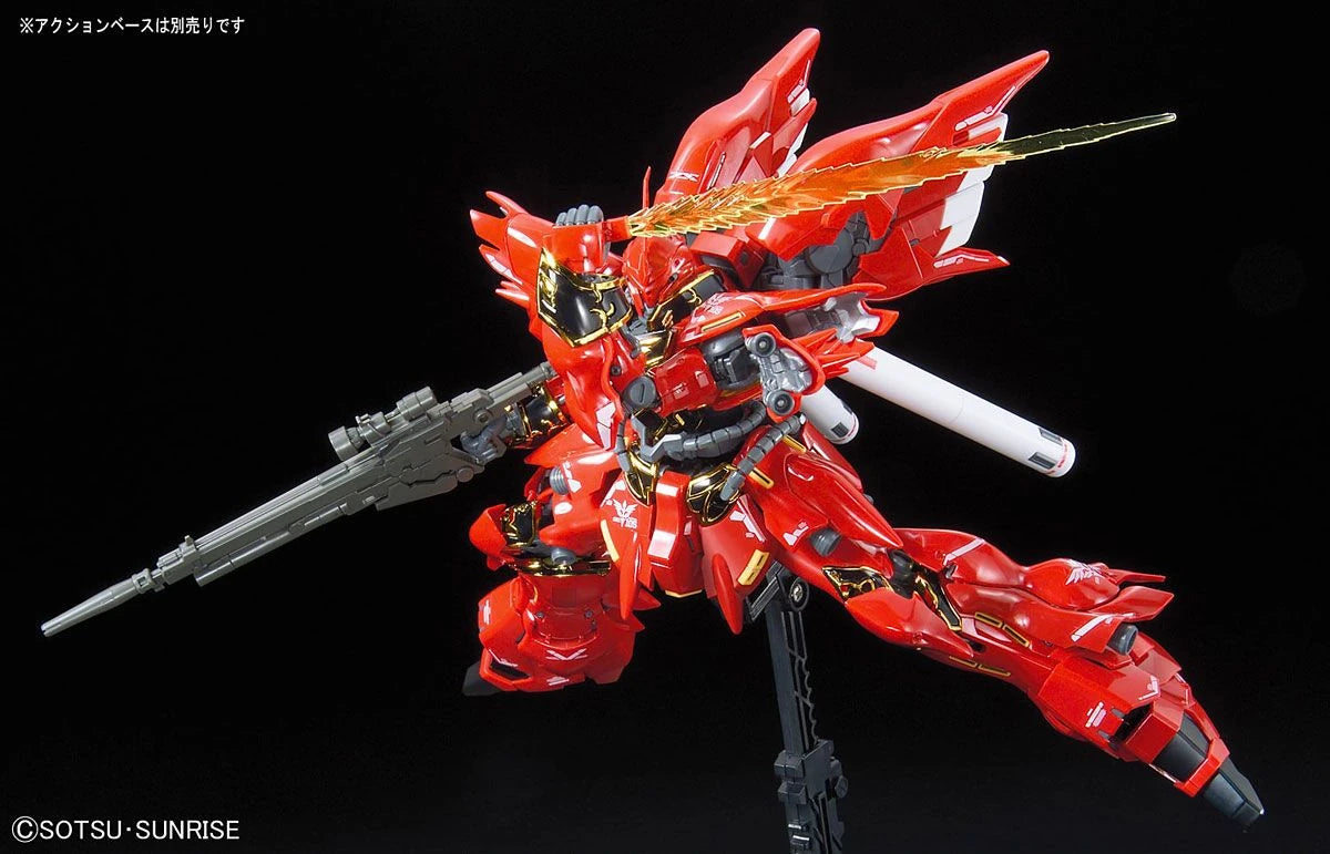 RG Sinanju Gundam model kit  with beam saber