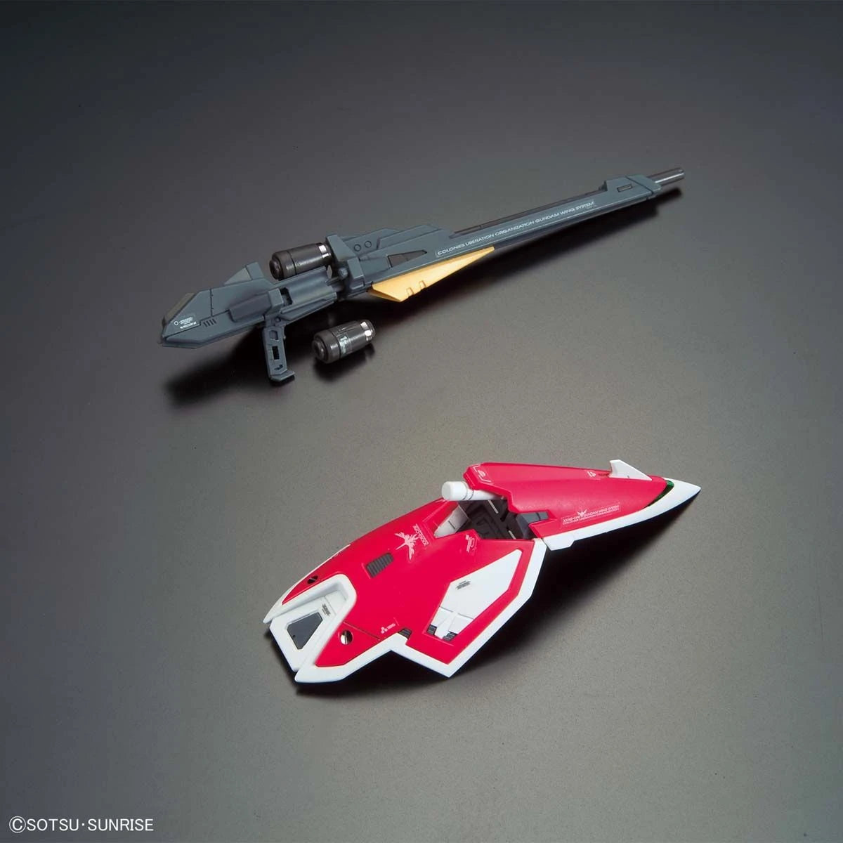 RG Wing Gundam model kit Buster Cannon and Shield