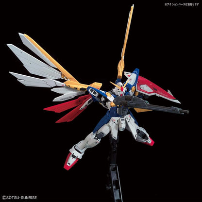 RG Wing Gundam model kit shooting pose alternate angle