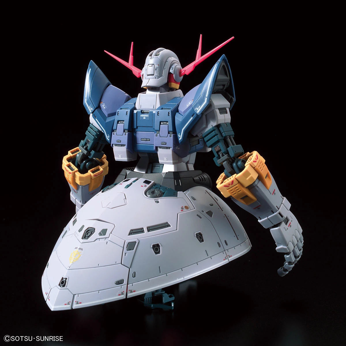 RG Zeong Gundam model kit back view