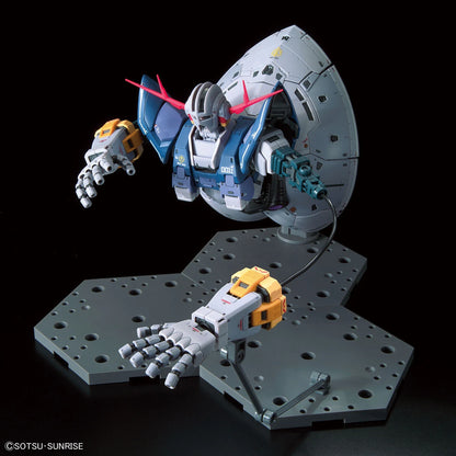 RG Zeong Gundam model kit with wire guided arm