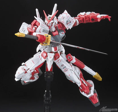 RG Astray Red Frame Gundam model kit with Gerbera Straight katana