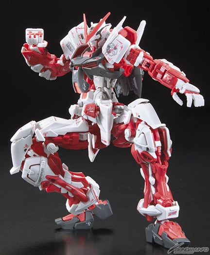 RG Astray Red Frame Gundam model kit showing off articulation