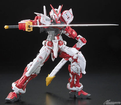RG Astray Red Frame Gundam model kit action pose 