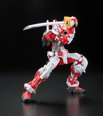 RG Astray Red Frame Gundam model kit holding pose 2