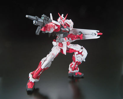 RG Astray Red Frame Gundam model kit with beam rifle