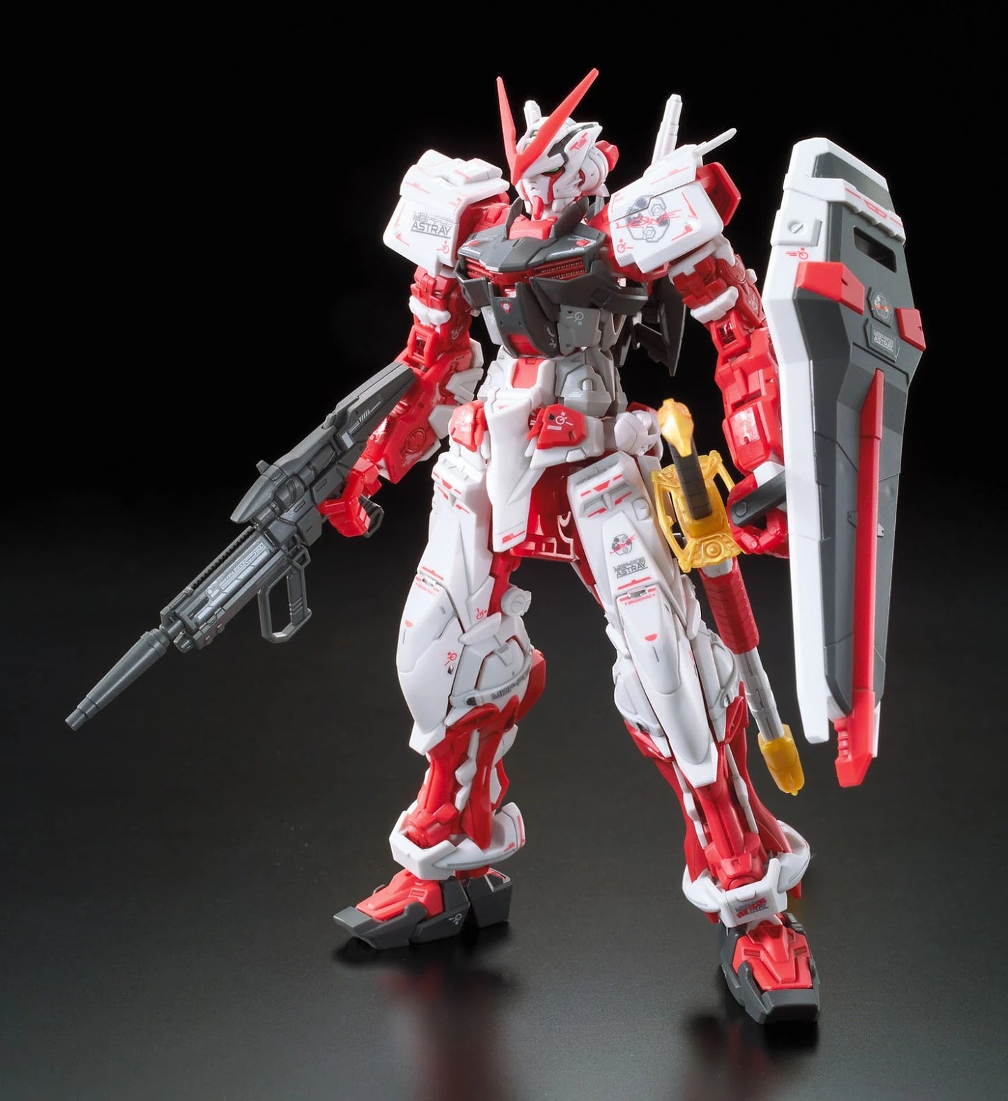 RG Astray Red Frame Gundam model kit front view