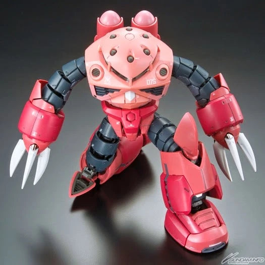 RG Char's Z'Gok Gundam model kit crouching