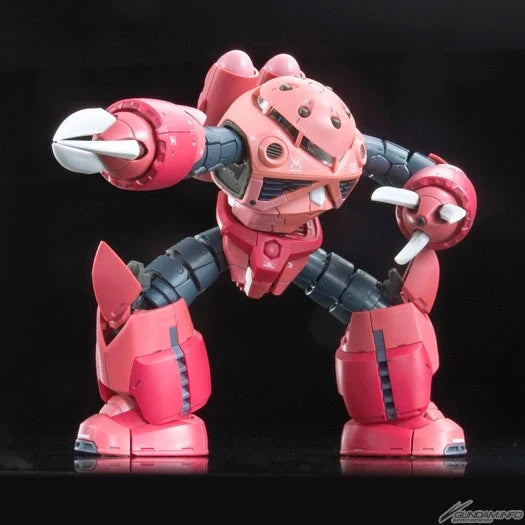 RG Char's Z'Gok Gundam model kit attack pose 1
