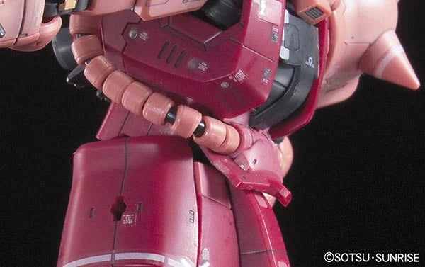 RG Char's Zaku Gundam model kit ab crunch