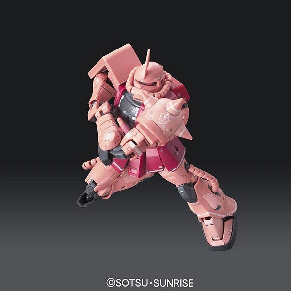 RG Char's Zaku Gundam model kit shoulder barge