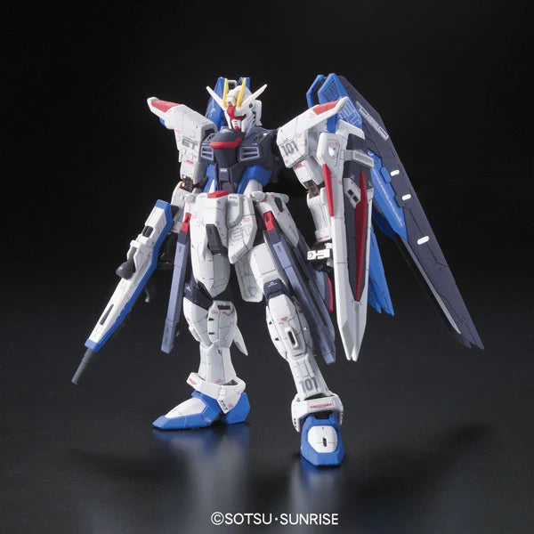 RG Freedom Gundam model kit front view