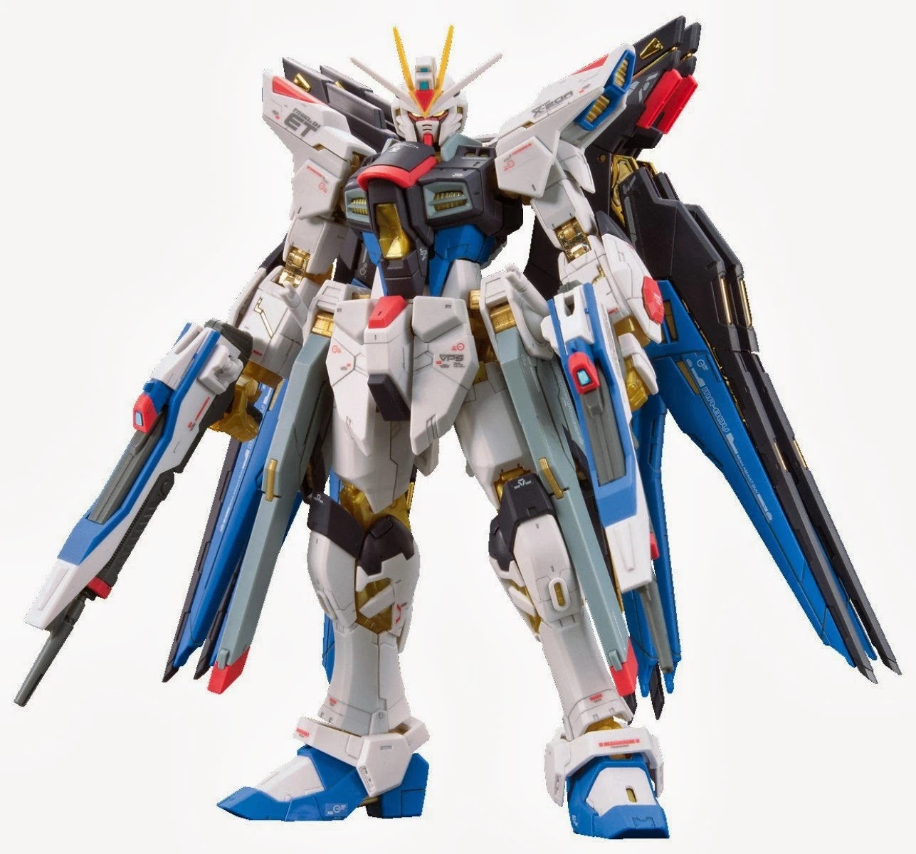RG Strike Freedom Gundam model kit front view
