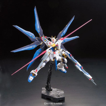 RG Strike Freedom Gundam model kit with dual ended beam saber