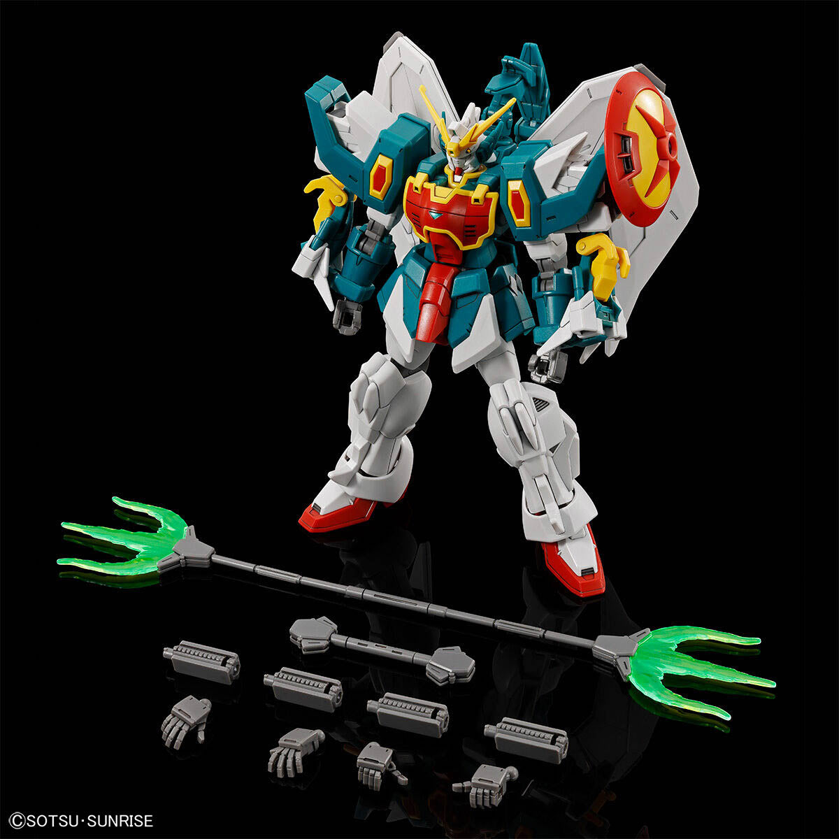 HGAC Altron Gundam assembled model kit's accessories