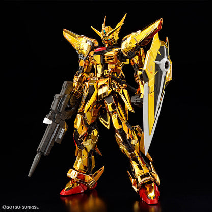 RG Akatsuki Gundam assembled model kit front view