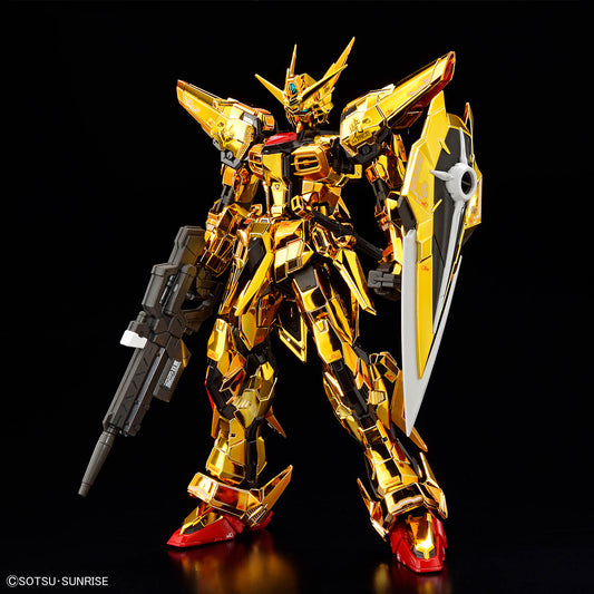 RG Akatsuki Gundam assembled model kit front view