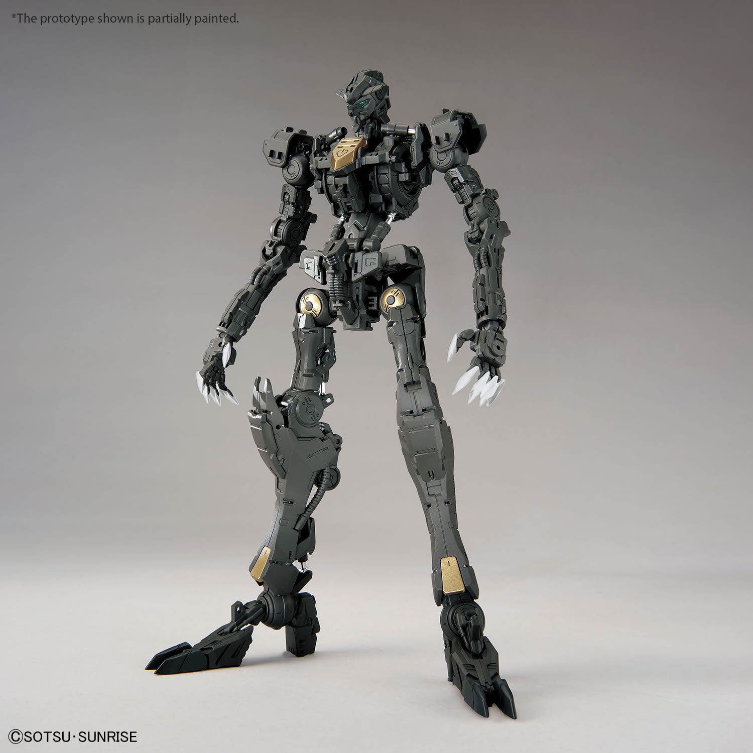 MG Gundam Barbatos Lupus assembled model kit internal frame front view