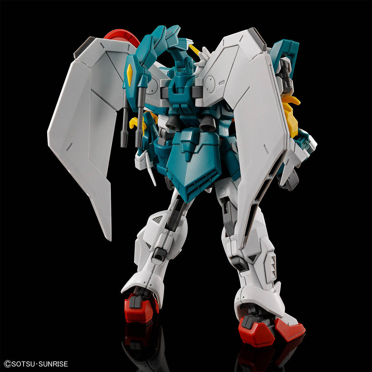 HGAC Altron Gundam assembled model kit rear view