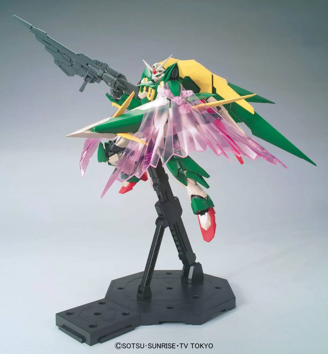MG Gundam Fenice Rinascita shield pose Gundam model kit