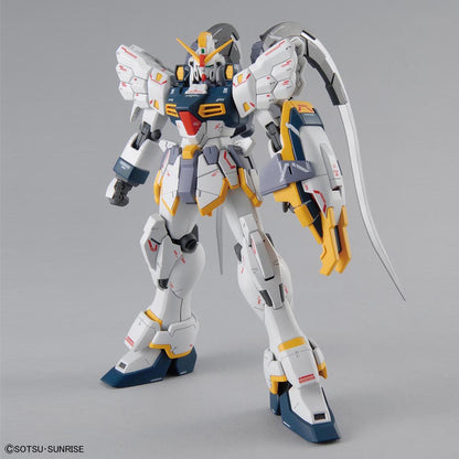 MG Gundam Sandrock assembled model kit - front view