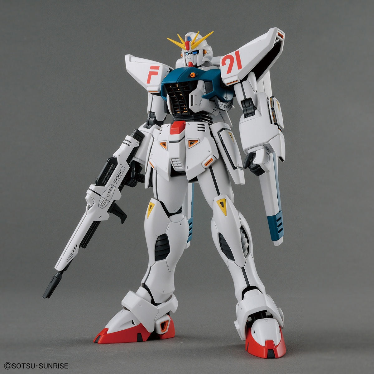 MG F91 ver. 2.0 Gundam model kit front view
