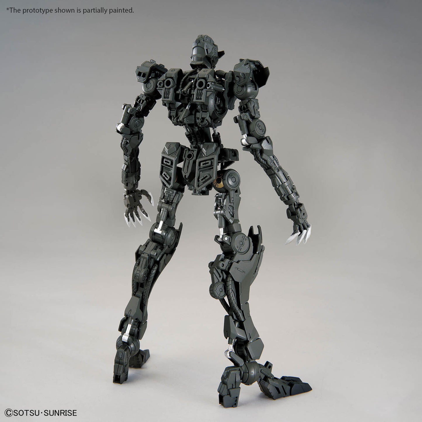 MG Gundam Barbatos Lupus assembled model kit internal frame back view