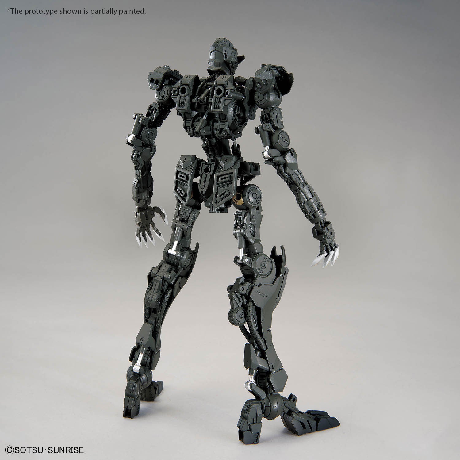 MG Gundam Barbatos Lupus assembled model kit internal frame back view