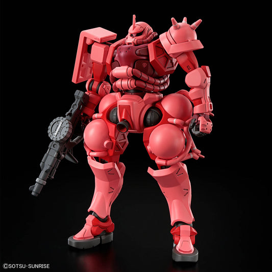HG Char's Zaku (GQ) assembled model kit front view
