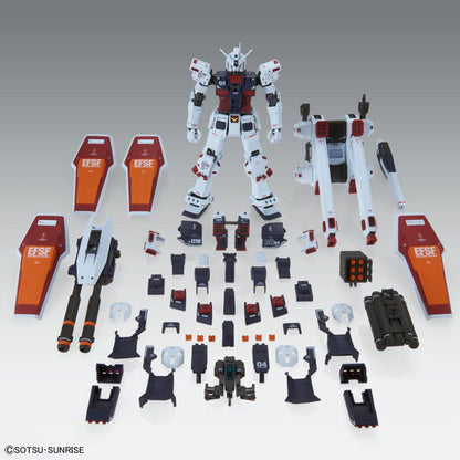 MG Full Armor Gundam Thunderbolt model kit armour removed view