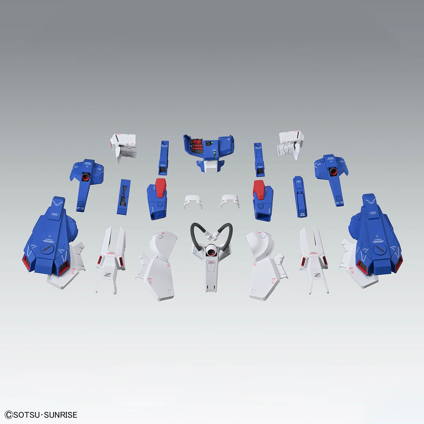 Assembled MG FA ZZ Gundam Ver Ka model kit full armor parts