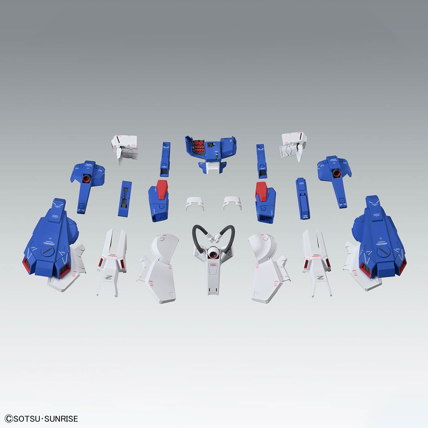 Assembled MG FA ZZ Gundam Ver Ka model kit full armor parts
