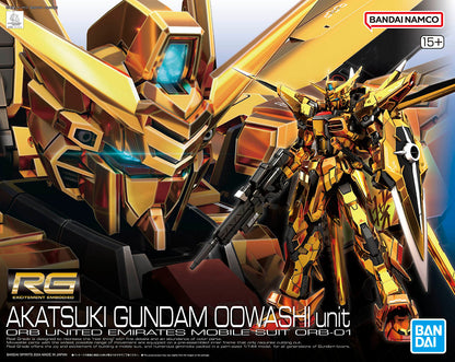 RG Akatsuki Gundam model kit box art
