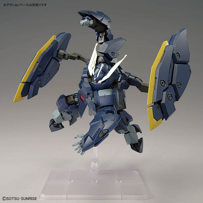 HG Gundam Zagan assembled model kit action pose