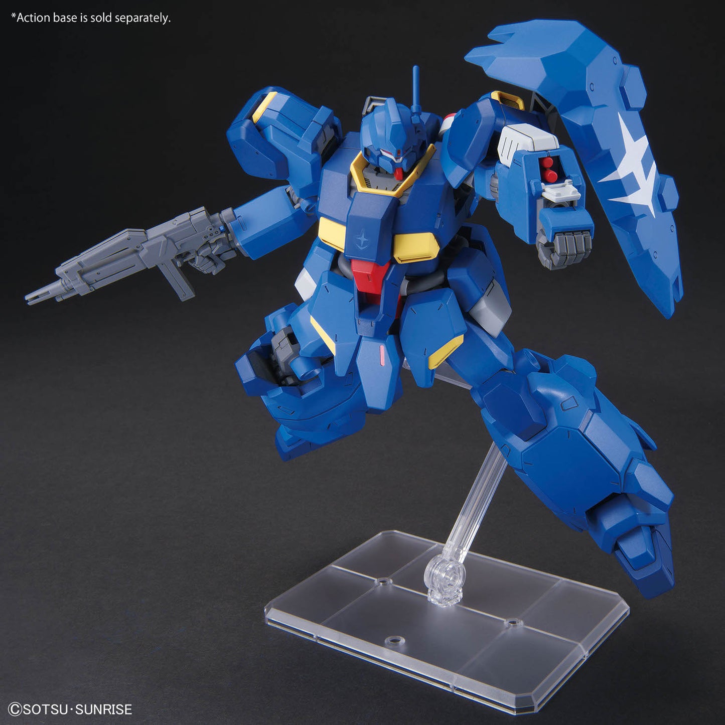 HG Gustav Karl Type-00 assembled model kit action pose with grenade launcher