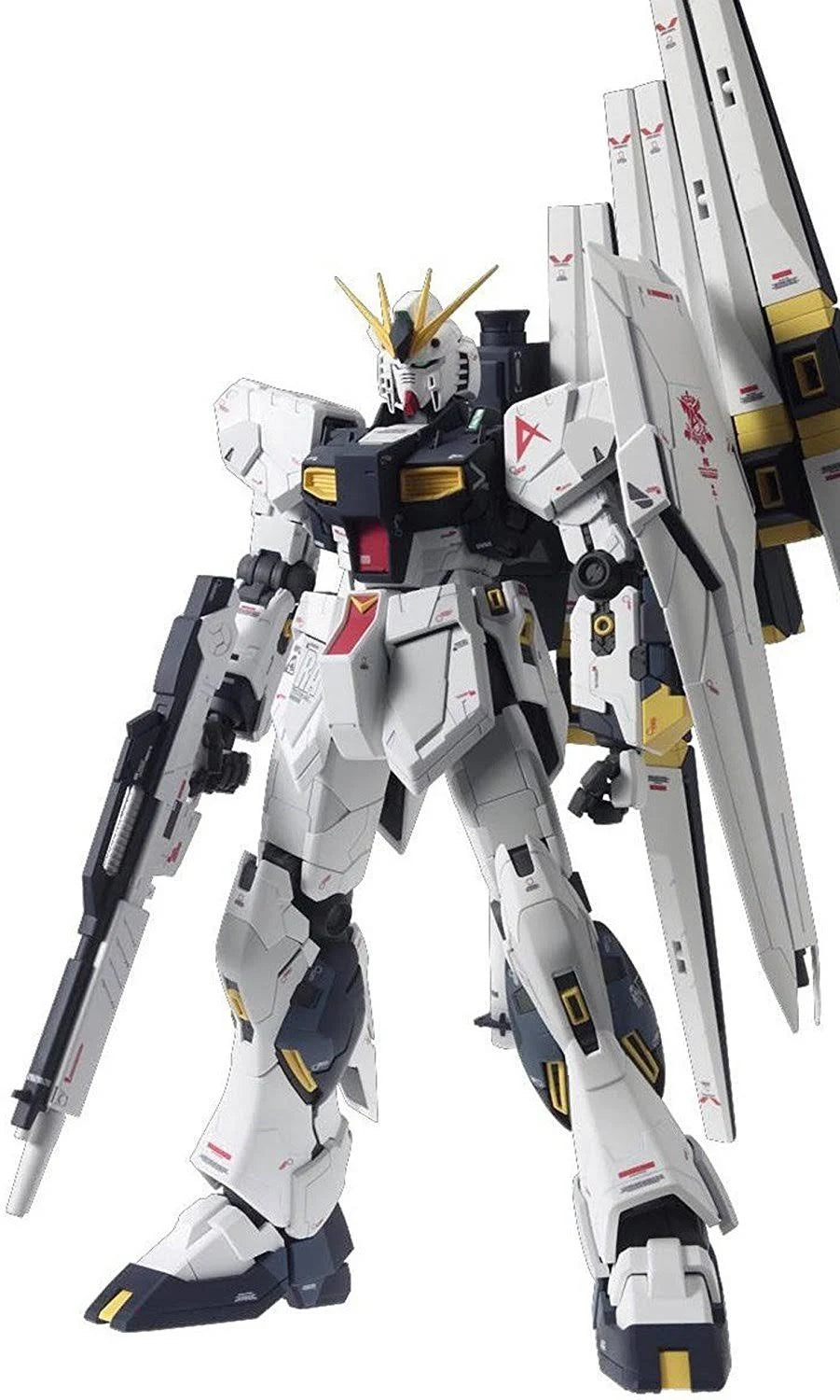 MG Nu Gundam Ver Ka front view Gundam model kit