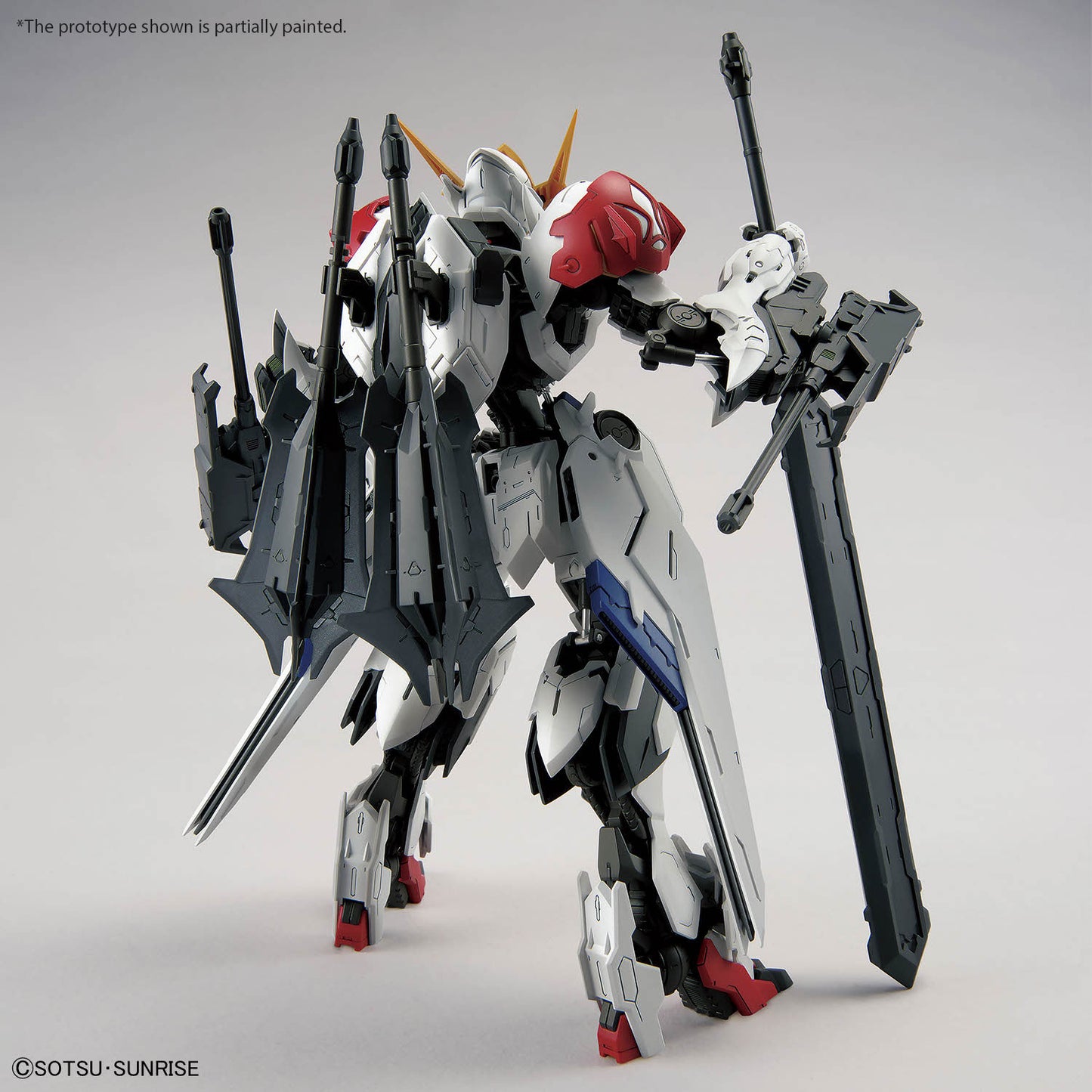 MG Gundam Barbatos Lupus assembled model kit back view