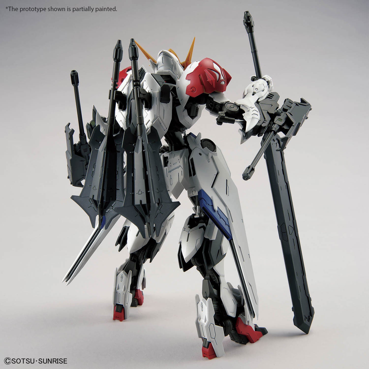 MG Gundam Barbatos Lupus assembled model kit back view