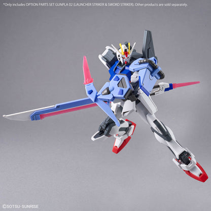 Option Parts Set Gunpla 02 Launcher and Sword Striker model kit 1/144